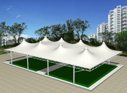 小區安裝膜結構看臺要注意什么？